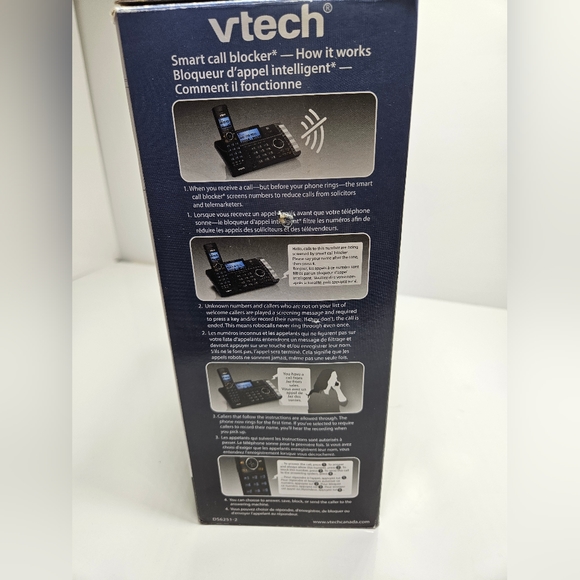 VTech DS6251-2 Dect_6.0 2-Handset 2-Line Landline Telephone - Picture 2 of 4